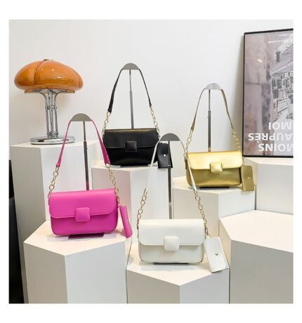 Stylish Shiny Shoulder Bag ND309